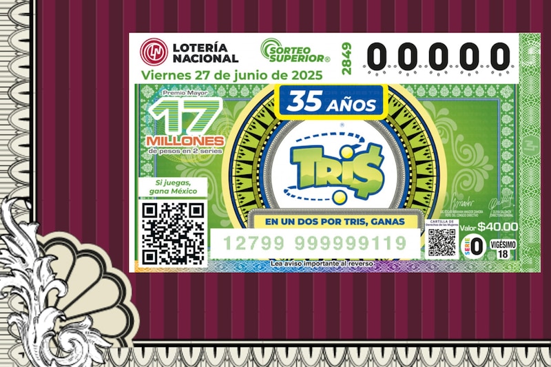 Sorteo Superior 2849 de la Lotería Nacional