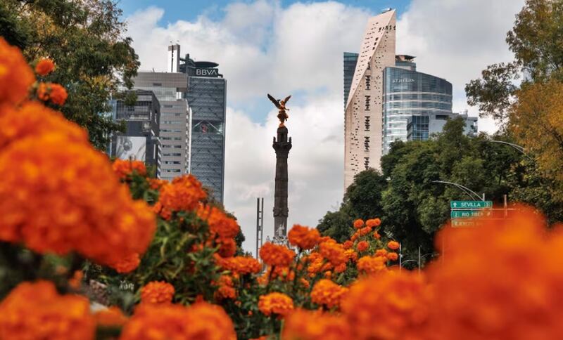 Ángel de la Independencia en la Ciudad de México