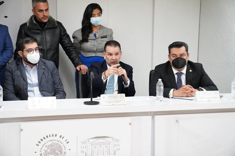 Reunión de trabajo en el Congreso de la Ciudad de México