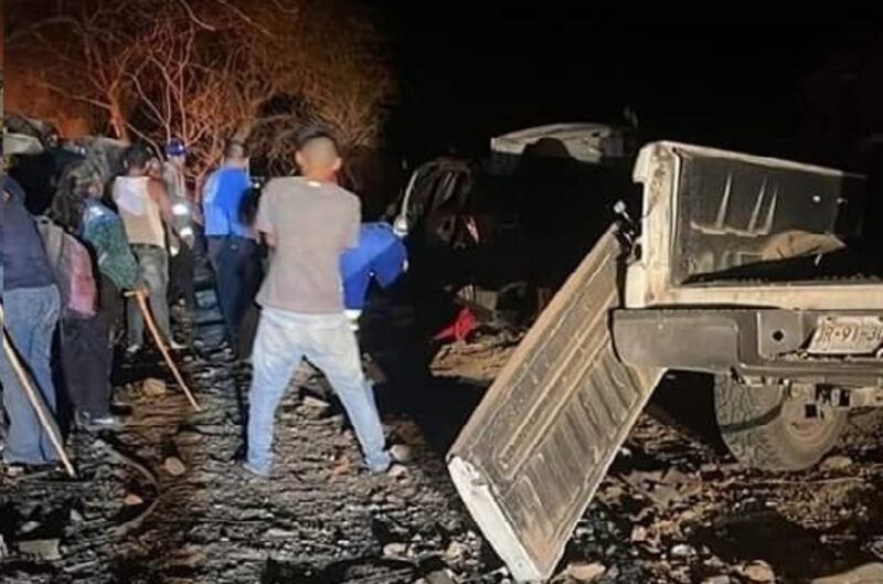 Accidente de tráfico en la carretera
