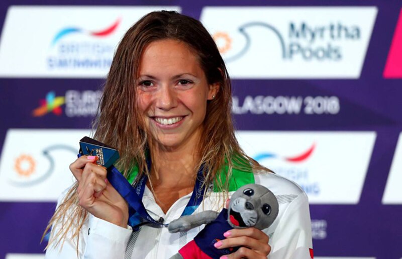 Mireia Belmonte, campeona olímpica de natación