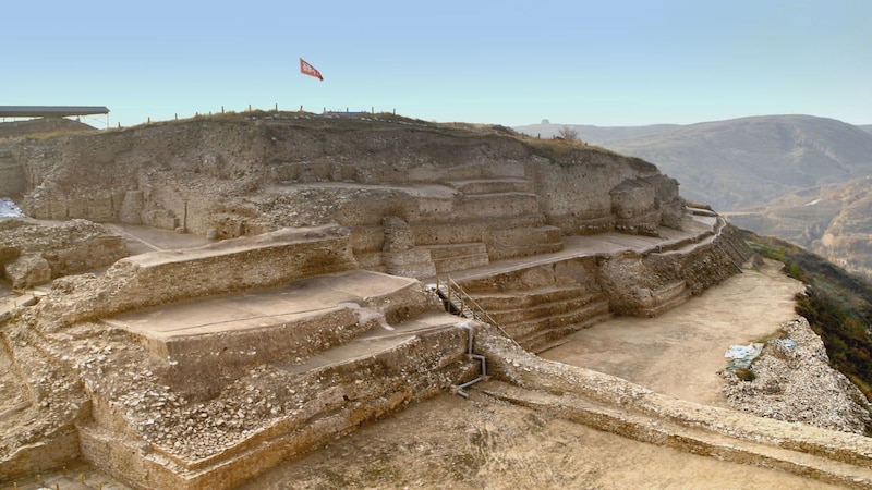 Ruinas de la antigua ciudad de Troya