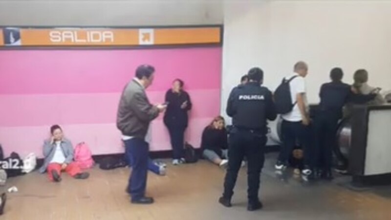 Pelea en el metro de la Ciudad de México deja varios heridos