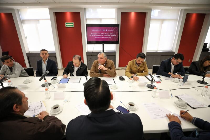 Reunión de trabajo del Sindicato Minero
