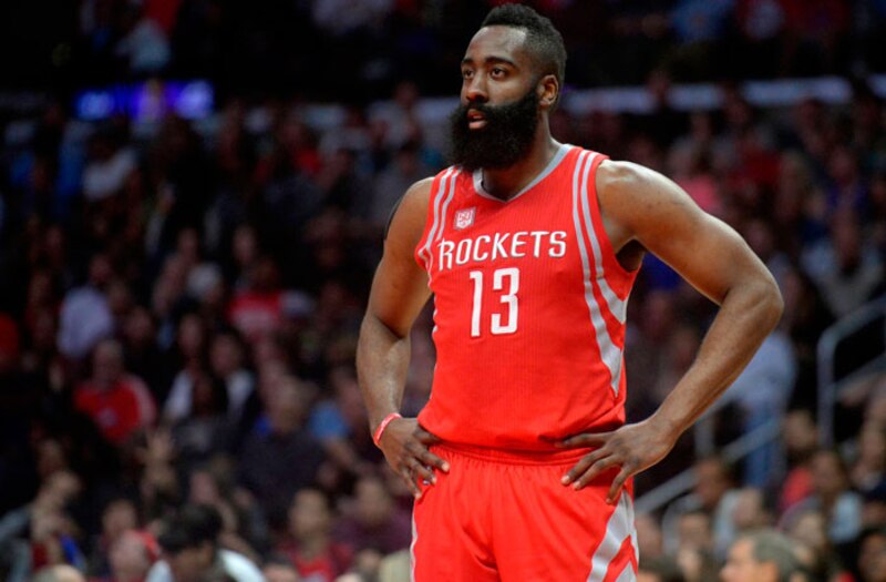 James Harden, el jugador barbudo de los Rockets de Houston