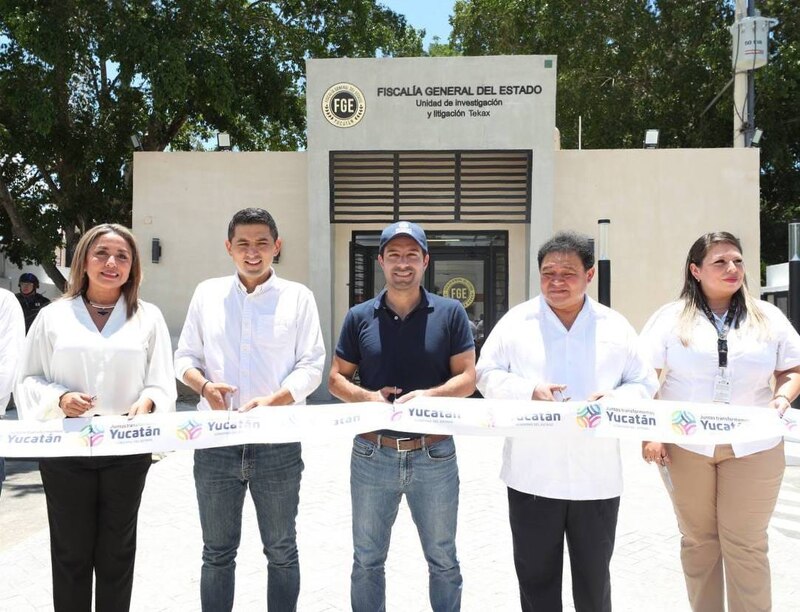 Inauguración de la Unidad de Investigación y Litigación de Tekax