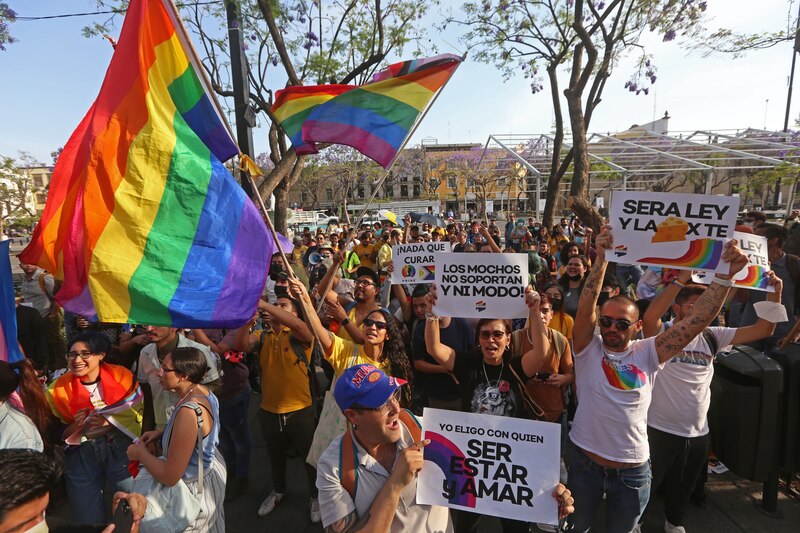 Marcha del orgullo LGBT en Guadalajara