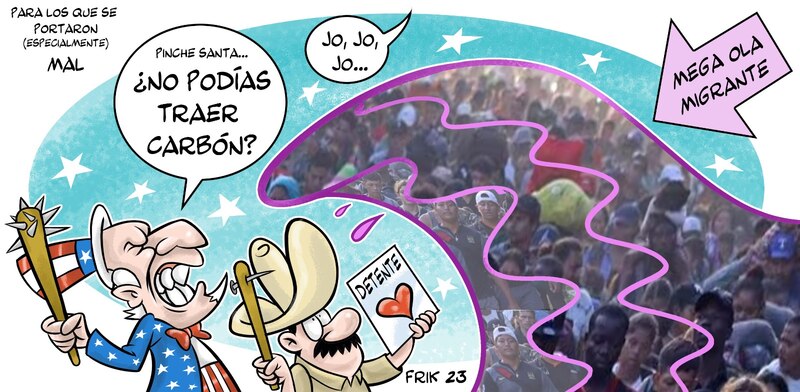 1. Santa Claus y la ola migrante
2. Santa Claus no trae carbón a los niños migrantes
3. La Navidad de los migrantes
4. El muro de Trump y la Navidad
5. La crisis migratoria en la frontera sur de Estados Unidos
6. La política migratoria de Estados Unidos
7. La separación de familias en la frontera sur de Estados Unidos
8. Los derechos de los migrantes
9. La xenofobia y el racismo en Estados Unidos
10. La Navidad en Estados Unidos