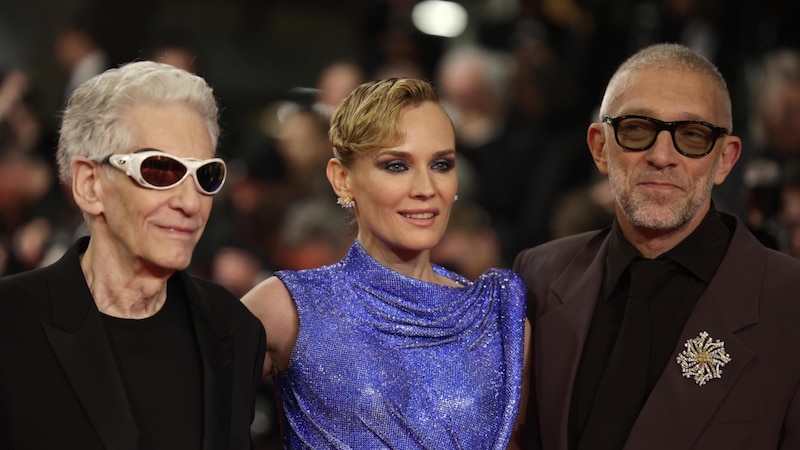 Pedro Almodóvar, Cate Blanchett y Alberto Iglesias en la alfombra roja del Festival de Cine de Venecia