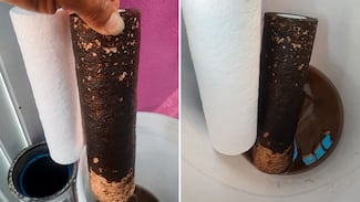 Exhibe filtro lleno de lodo la crisis del agua en Guadalajara