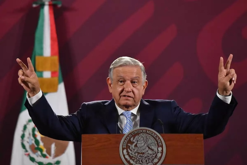 El presidente Andrés Manuel López Obrador celebra su victoria en las elecciones presidenciales de 2018.