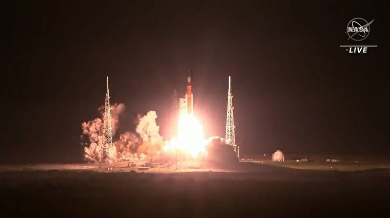 Lanzamiento del cohete SpaceX Falcon 9 desde Cabo Cañaveral