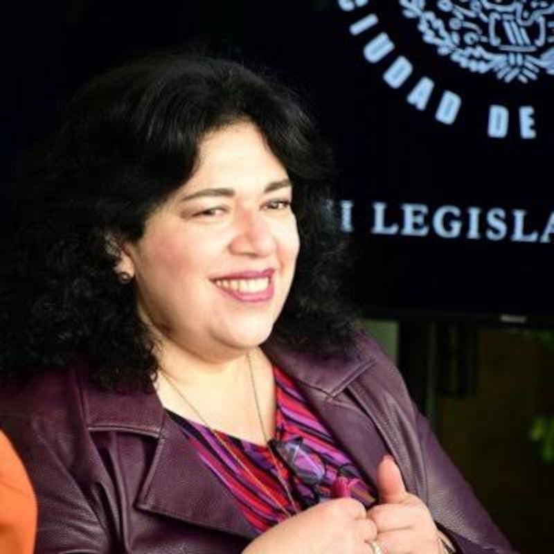 La diputada morenista, Rosaura Guerra, durante una sesión en el Congreso de la Ciudad de México.