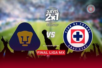 ¿Hay 2x1 para la Final Pumas vs Cruz Azul? Esto es todo lo que tienes que saber sobre el jueves de 2x1 en Ticketmaster
