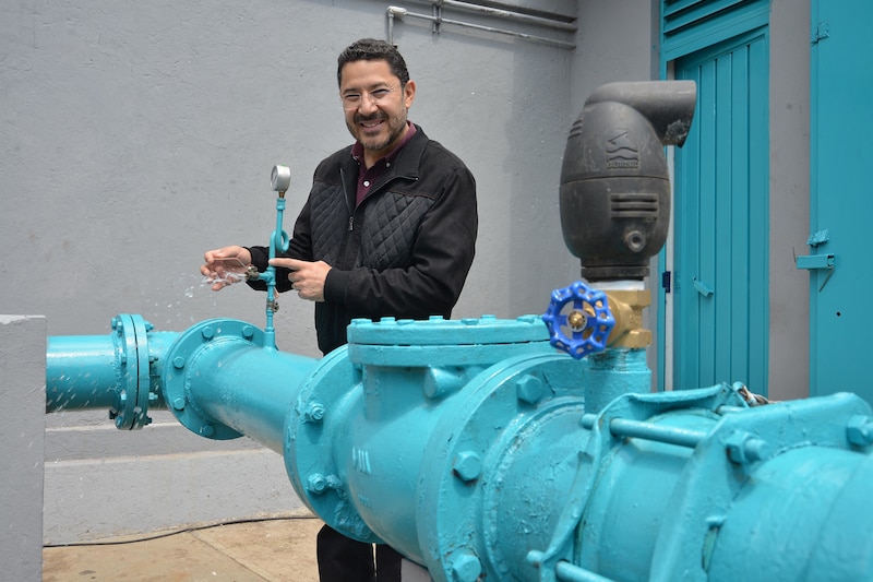 Inauguración de una nueva planta de tratamiento de agua en la Ciudad de México