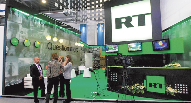 Rusia Today en el Salón Internacional de Medios de Comunicación de Moscú