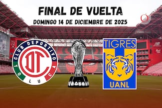 Toluca vs Tigres: ¿Cuándo es el juego de vuelta de la final del Apertura 2025 de la Liga MX?