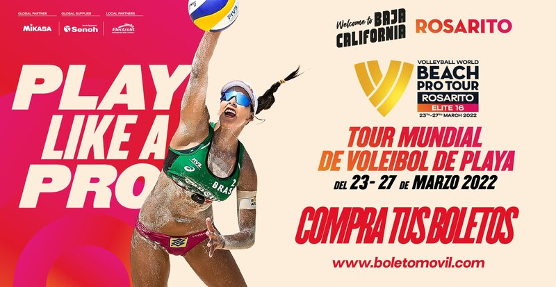 ¡Voleibol de playa en Rosarito!