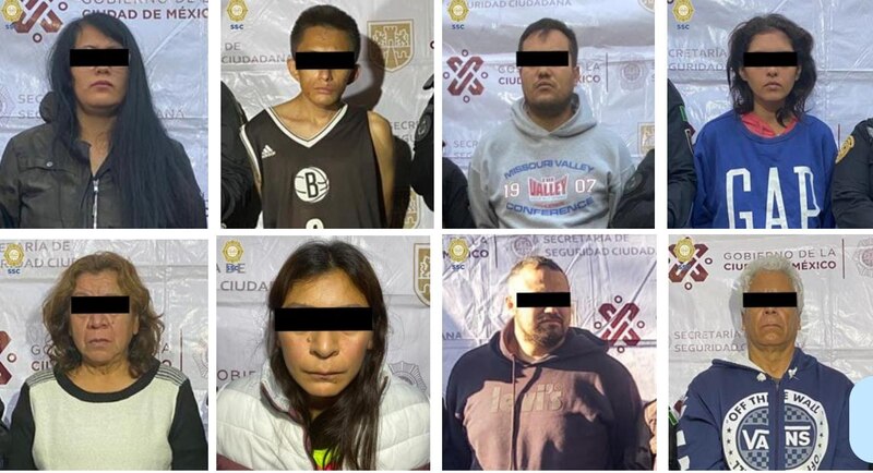 Title: SSC detiene a 10 presuntos delincuentes en la Ciudad de México