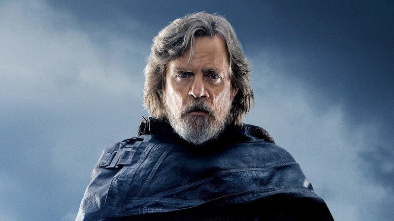 Mark Hamill como Luke Skywalker en Star Wars: The Last Jedi