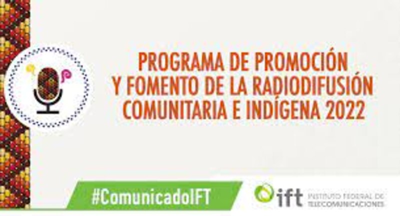 Programa de promoción y fomento de la radiodifusión comunitaria e indígena 2022