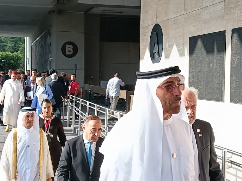 El presidente de Túnez, Kais Saied, recibe al presidente del Consejo Europeo, Charles Michel.