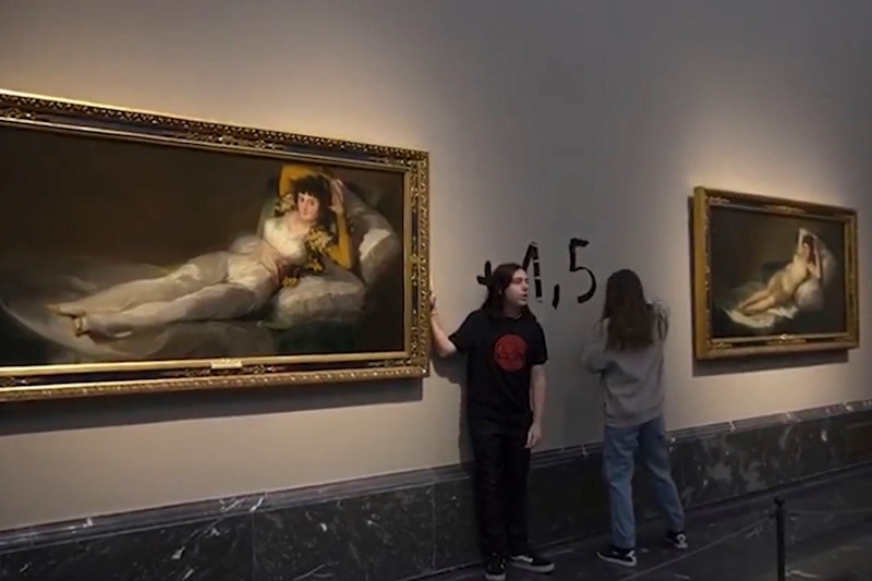 Activists Vandalize Paintings in Madrid Museum