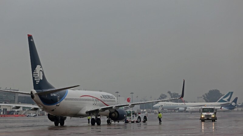 El aeropuerto de El Dorado en Bogotá, Colombia