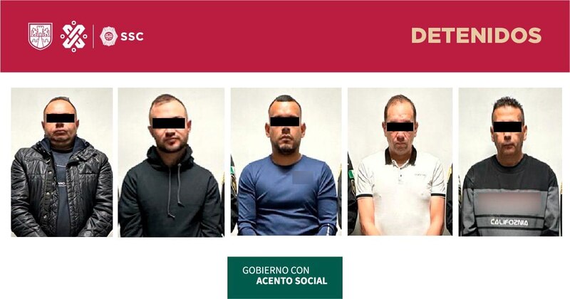 Detenidos cinco presuntos integrantes de una banda criminal en España