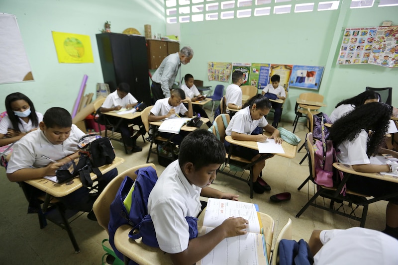 Niños en el aula