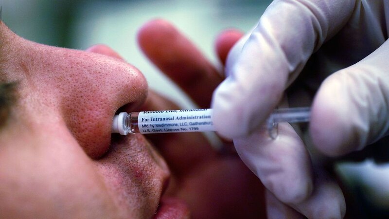 Vacuna intranasal contra la gripe