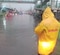 Lluvia provoca encharcamientos en avenida Nacional; activan Operativo Tormenta 