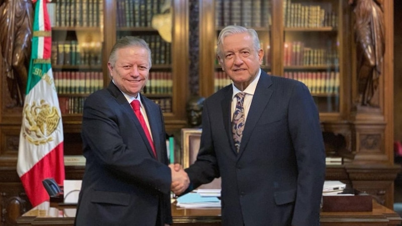 El presidente Andrés Manuel López Obrador se reúne con el presidente de la Suprema Corte de Justicia de la Nación, Arturo Zaldívar.