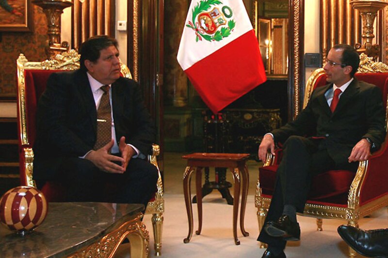 Reunión entre el presidente de México y el presidente de Perú
