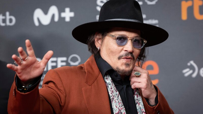 Johnny Depp en el Festival de Cine de San Sebastián