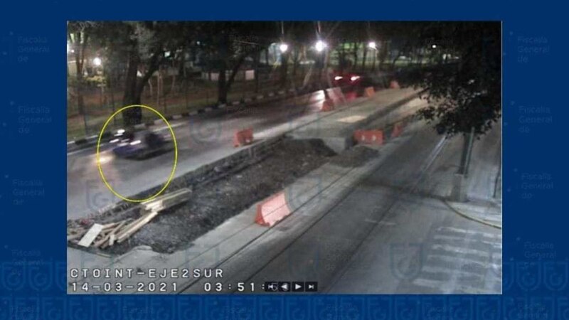 Accidente de moto en la ciudad de México