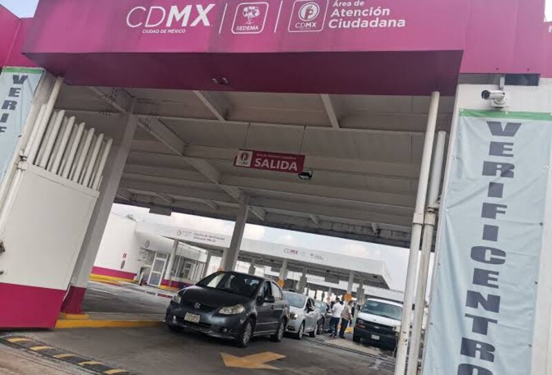 Centro de verificación vehicular en CDMX