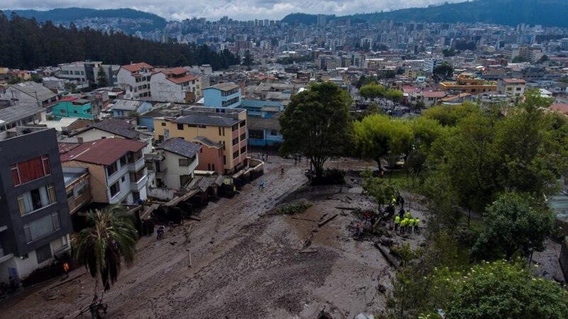 Inundación en Quito, Ecuador