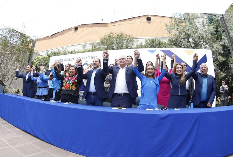 Reunión de políticos mexicanos