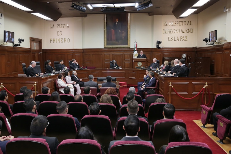 Sesión solemne de la Suprema Corte de Justicia de la Nación