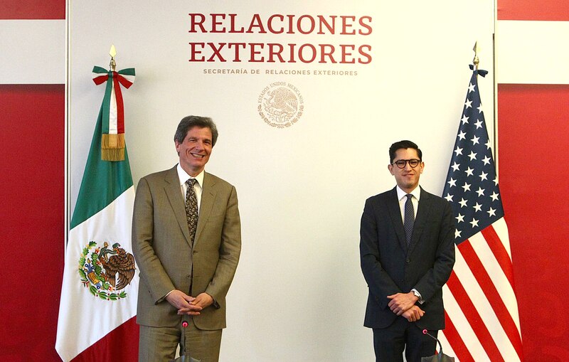 Reunión entre el Secretario de Relaciones Exteriores de México y el Embajador de los Estados Unidos en México.
