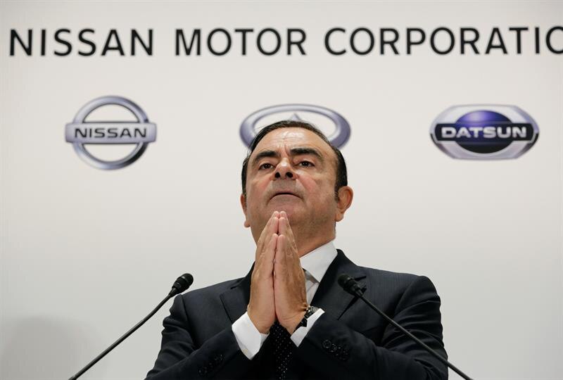 Carlos Ghosn, expresidente de Nissan, comparece ante los medios tras su arresto
