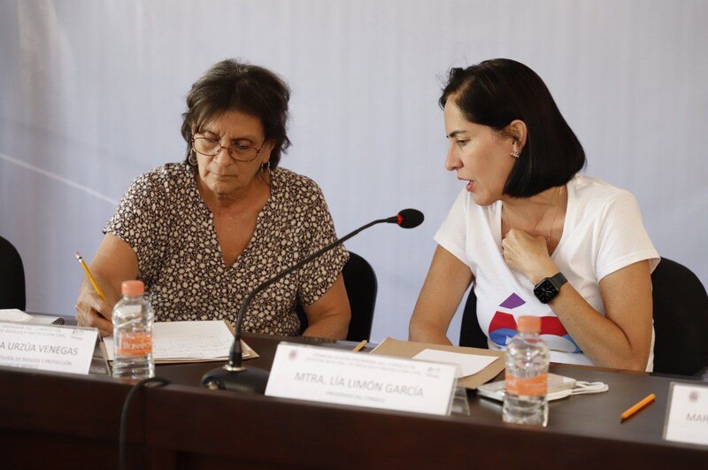 Reunión de trabajo entre la alcaldesa electa de Álvaro Obregón, Lía Limón García, y la Jefa de Gobierno de la Ciudad de México, Claudia Sheinbaum Pardo.