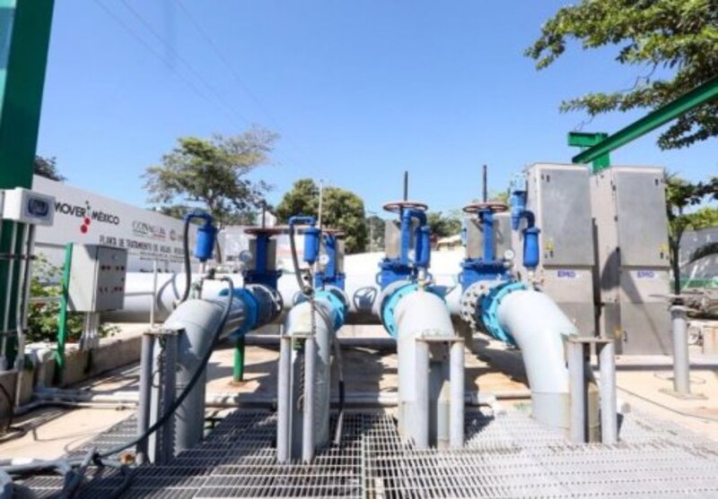 Estación de bombeo de agua