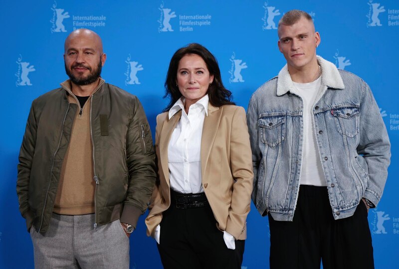 Actores en la alfombra roja del Festival de Cine de Berlín