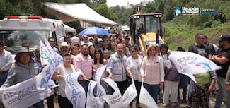 Atizapán entrega rehabilitación de la calle Fresno