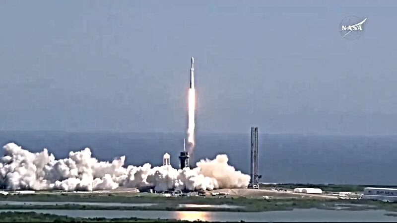 Lanzamiento de un cohete SpaceX