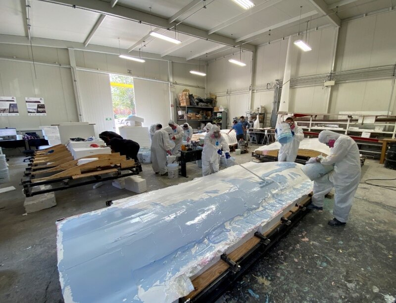 Trabajadores en una fábrica