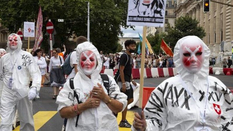 Manifestación contra las medidas COVID en Bruselas