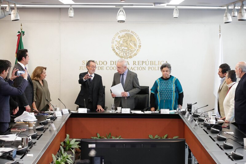 Reunión de trabajo de la Comisión de Gobernación del Senado de la República